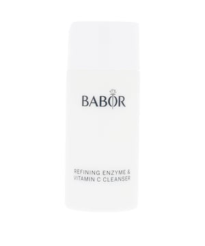 Experience the rejuvenating power of BABOR Cleansing Refining Enzyme & Vitamin C Cleanser, a 40g exfoliating powder suitable for all skin types. This enzyme-activated formula removes impurities, excess oil, and dead skin cells, enhancing the absorption of skincare products. Infused with Vitamin C, it promotes a bright, radiant complexion. Moringa seed extract protects against environmental stressors. Achieve silky, soft skin with a refined appearance. Use daily for cleansing or as a gentle exfoliant once or twice a week.