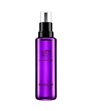 Experience the allure of MUGLER Alien Extraintense Eau de Parfum Spray, a captivating fragrance designed for the bold and fierce woman. This 100ml refill offers an intense blend of white florals and rich vanilla, creating an extraordinary scent that commands attention. Unleash your inner power with its extreme sensuality, characterized by a unique Mugler accord that blends jasmine and tuberose for a mesmerizing effect. Housed in a stunning purple-black talisman bottle, this fragrance embodies radical femininity and celebrates your uniqueness. Be unforgettable with Alien Extraintense.