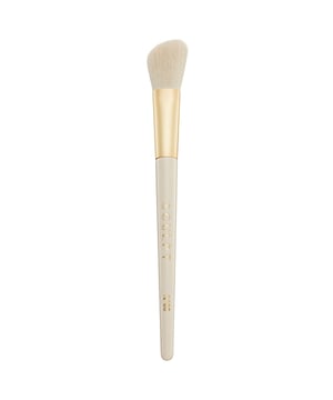 Achieve a flawless sculpted look with the Spectrum Sculpt Brush, designed for precision in contouring and highlighting. Its angled head hugs the curves of your face, allowing easy application and blending. Made with advanced synthetic fibres that mimic natural hair, this brush is soft and features an anti-bacterial treatment for hygiene. Handcrafted with a stylish copper ferrule and FSC-certified wooden handle, this brush combines beauty and functionality, making it an essential addition to your makeup kit for stunning looks.