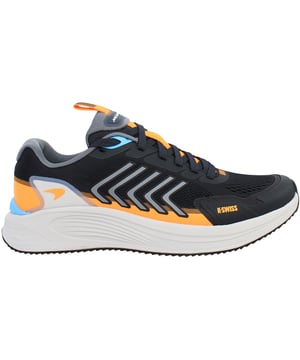 Unleash performance-inspired style with the K-Swiss Aero-Active x McLaren F1 Team Trainers — a bold fusion of motorsport engineering and streetwear innovation. Crafted in collaboration with the legendary McLaren Formula 1 Team, these trainers deliver a sleek, aerodynamic aesthetic with everyday comfort and cutting-edge attitude.
Key Features:
Lightweight Mesh Upper with TPU Overlays:

Engineered for breathability, support, and a streamlined silhouette that echoes the aerodynamic lines of an F1 car.

Aero-Active Sole Technology:

Responsive midsole cushioning with energy-return properties, built for all-day comfort and forward propulsion.

McLaren F1 Team Branding:

Official collaborative logos and detailing reflect the partnership with one of motorsport’s most iconic teams.

Rubber Traction Outsole:

Provides grip and durability across urban terrain, designed for confident movement on and off the track.

Heel Pull Tab &amp; Padded Collar:

Ensures easy on-off wear with a secure, cushioned fit around the ankle.

Sculpted Midsole Design:

Inspired by speed and motion, delivering visual impact and a lightweight, stable ride.

Whether you’re a die-hard F1 fan or a lover of futuristic streetwear, the K-Swiss Aero-Active x McLaren F1 Team Trainers deliver high-speed style with performance pedigree and everyday functionality.
