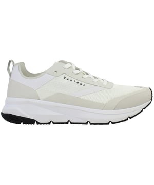 Clean, lightweight, and built for movement — the Castore Airex Runner Men’s White Trainers are engineered for comfort and versatility. With a minimalist design and technical materials, these trainers are ideal for light training, everyday wear, or travel-ready style.
Key Features:
Breathable Knit Upper:

Delivers a sock-like fit with excellent airflow, keeping your feet cool and supported throughout the day.

Lightweight EVA Midsole:

Provides responsive cushioning with a soft, flexible ride — perfect for walking, commuting, or casual activity.

Streamlined Slip-On Construction:

Paired with a lace-up front for an adjustable, secure fit that’s easy to pull on and go.

Supportive Heel Structure:

Reinforced heel clip ensures stability during movement while maintaining a lightweight feel.

Durable Rubber Outsole:

Offers dependable grip and traction for everyday use on city streets, gym floors, or light trails.

Padded Collar &amp; Tongue:

Ensures ankle comfort and helps prevent rubbing during longer wear.

Whether you’re heading to the gym, the airport, or just out and about, the Castore Airex Runner White Trainers combine comfort-driven construction with modern athletic styling.