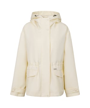 De bugatti parka biedt je optimale bescherming tegen het weer dankzij de waterafstotende katoenmix. Met verstelbare armbanden en een combinatie van drukknopen en een ritssluiting past hij zich perfect aan je behoeften aan. Praktische klepzakken en binnenzakken ronden het functionele ontwerp af - een betrouwbare metgezel voor elke dag.