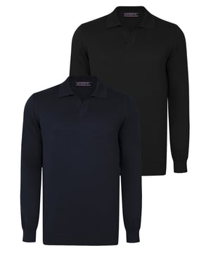 Entdecken Sie die perfekte Mischung aus Eleganz und Komfort mit dem langärmeligen Herrenpullover mit Polokragen von Felix Hardy. Er ist komplett aus hochwertiger 100%iger Baumwolle gefertigt und garantiert ein natürliches und angenehmes Tragegefühl. Das knopflose Design und der klassische Polokragen bieten einen raffinierten und zeitlosen Look, der sich für verschiedene Anlässe eignet. Das schlichte Modell dieses Pullovers erhöht seine Vielseitigkeit und macht ihn zu einer idealen Wahl für den Alltag. Er lässt sich mühelos mit Jeans, Hosen oder Chinos kombinieren und bietet so eine einfache Handhabung und stilistische Vielseitigkeit. Erhältlich in verschiedenen Farbvarianten, passt es sich individuellen Vorlieben an und ergänzt die saisonalen Übergänge vom Frühling zu kühleren Sommer- und Herbsttagen. Tragen Sie ihn leger mit Jeans und Slippern für ein entspanntes, aber schickes Erscheinungsbild oder elegant mit Hosen und Schuhen für ein eleganteres Ensemble. Bei kälterem Wetter können Sie es für zusätzliche Wärme und Stil mit einer Jacke überziehen. Zu den Pflegehinweisen gehören Hand- oder Maschinenwäsche in kaltem Wasser, Bügeln bei geringer Hitze und der Verzicht auf Bleichmittel oder chemische Reinigung. Der mit viel Liebe zum Detail und aus hochwertigen Materialien gefertigte Felix Hardy Langarmpullover mit Polokragen für Herren verbindet Raffinesse mit Komfort und ist damit ein vielseitiges Kleidungsstück für alle Jahreszeiten.