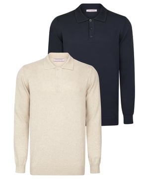 Entdecken Sie die perfekte Mischung aus Eleganz und Komfort mit dem langärmeligen Herrenpullover mit Polokragen von Felix Hardy. Aus 100% Baumwolle gefertigt, sorgt er für ein natürliches und angenehmes Tragegefühl. Das klassische Design mit dem geknöpften Polokragen und der geraden Silhouette sorgt für Vielseitigkeit in Ihrer Garderobe. Der Pullover ist aus hochwertigem 100%igem Baumwollstoff gefertigt, der weich und strapazierfähig ist. Mit seiner flexiblen Struktur und bequemen Passform bietet er ganztägigen Komfort. Er ist ideal für den täglichen Gebrauch, lässt sich mühelos mit Jeans, Hosen oder Chinos kombinieren und ist in verschiedenen Farben erhältlich, um individuellen Vorlieben gerecht zu werden. Er eignet sich für verschiedene Jahreszeiten und geht nahtlos vom Frühling in kühlere Sommer- und Herbsttage über. Kombinieren Sie ihn mit Jeans und Slippern für einen lässigen, aber raffinierten Look oder mit einer maßgeschneiderten Hose und eleganten Schuhen für eine Abendgarderobe. Bei kälterem Wetter können Sie es mit einer Jacke oder einem Mantel überziehen, um zusätzliche Wärme und Stil zu erhalten. Zu den Pflegehinweisen gehören: Handwäsche oder Maschinenwäsche in kaltem Wasser, Bügeln bei geringer Hitze und Verzicht auf Bleichmittel oder chemische Reinigung. Der mit viel Liebe zum Detail und aus hochwertigen Materialien gefertigte Felix Hardy Langarmpullover mit Polokragen für Herren verbindet Raffinesse mit Komfort und ist damit ein vielseitiges Kleidungsstück für alle Gelegenheiten der Saison.