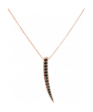 Looking for a unique look? Then the Ladies Necklace P1012-BK-RG-CD from Sif Jakobs is for you. Like all Sif Jakobs necklaces, each is flawless in design and craftmanship.