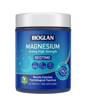 Discover the benefits of Bioglan Active Magnesium, formulated with four forms of magnesium for optimal absorption. Each tablet contains 375 mg of elemental magnesium, supporting muscle function, reducing fatigue, and maintaining electrolyte balance. Ideal for vegans and vegetarians, these tablets are easy to take daily with a drink. Choose Bioglan for your magnesium needs and consult a healthcare provider if you have concerns.