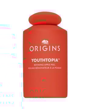 Transform your skincare routine with the Origins Youthtopia Liquid Exfoliating Apple Face Peel. This potent peel, enriched with Apple Cider Vinegar and Glycolic Acid Complex, effectively smooths skin texture, minimizes the appearance of pores, and enhances your natural glow. Infused with Apple Peel Ferment and Apple Stem Cell Extract, this formula hydrates and revitalizes your skin, promoting a youthful appearance. Achieve a flawless complexion that feels bouncy and fresh. For best results, shake well, apply with a cotton pad, and avoid the eye area. Follow up with SPF for protection.