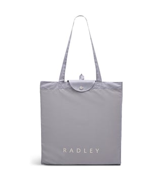 Bolso de hombro plegable responsable para mujer en gris de Radley, fabricado con poliéster. Características: plegable, marca Radley, asas dobles superiores, tamaño de bolsillo y dimensiones de 36 x 37 cm.