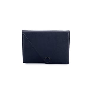 VINTAGE, RRP AS NEW
Step into timeless elegance with this Yves Saint Laurent vintage clutch bag, a true reflection of refined 1980s minimalism. Crafted in supple black leather, this piece blends classic sophistication with a subtle edge, thanks to its distinctive asymmetric flap design. The flap fastens securely with a magnetic button closure, revealing a neatly lined fabric interior complete with a side zip pocket-perfect for your essentials.  Inside, the iconic 'YVES SAINT LAURENT' name is embossed, a quiet reminder of the maison's heritage and craftsmanship. Understated yet unmistakably luxurious, this clutch is more than an accessory-it's a piece of fashion history, ready to accompany you on evenings out or cherished as part of a vintage collection. Condition Rating: A - EXCELLENTCondition Details: Gently used. Please check the photos carefully and ask if you need to know more details or if you have any doubts.Measurements (cm):Depth: 2.5Height: 17.8Length: 25.4Other Details: Dustbag? NoKeys? NoBox? No Measurments:  width: 25 mm length: 254 mm height: 178 mm strap length: 0 mm handle drop: 0 mm