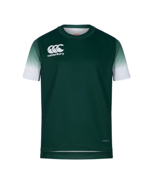 60% Cotton, 40% Polyester. Design: Contrast Detail, Logo, Text. Neckline: Crew Neck, Rib Knit. Sleeve-Type: Raglan, Short-Sleeved. Fabric Technology: Durable, Lightweight, Soft, Vapodri. Fit: Regular. XS: 36 in. S: 39 in. M: 41 in. L: 43 in. XL: 45 in. XXL: 48 in. 3XL: 51 in. 4XL: 53 in.