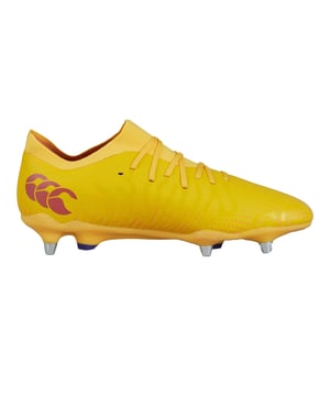 Upper: Mesh, PU (Polyurethane), Reinforced, TPU. Insole: EVA. Midsole: Synthetic. Outsole: TPU. Knitted Collar, Lightweight, Neoprene Collar. Flat. Cut: Low. Design: Patterned. Toe Style: Round. Fastening: Lace Up. Suitable for: Soft Ground. Sole Features: Studded. Fit: Tight.