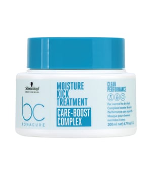 Tratamiento Hidratante BC MOISTURE KICK de SCHWARZKOPF. Este producto de Bonacure es un tratamiento intensivo diseñado especialmente para tipos de cabello que van desde normales y secos, hasta texturizados, rizados o fragilizados. Ventajas: Proporciona una hidratación profunda, cuida el cabello y lo nutre para aumentar su suavidad. Carece de siliconas y colorantes artificiales. Su exclusiva fórmula facilita la retención de la hidratación ideal en el cabello, ofreciendo una sensación de ligereza que se mantiene por hasta 48 horas. Además, es un producto apto para veganos* destinado al cuidado capilar.