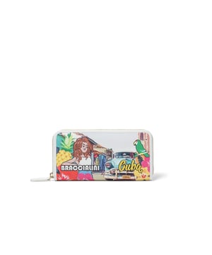 Monedero de mujer La Habana - Tela y poliéster - Cierre con cremallera - 18.5 x 10.5 x 3.0 cm