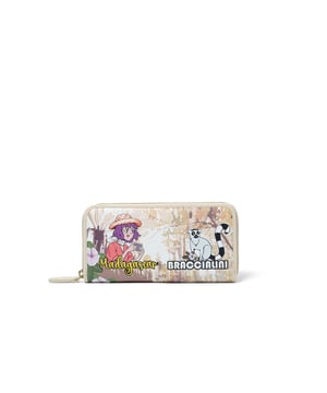 Cartera de mujer Lemuria - Tela y poliéster - Con cremallera - 18.5 x 10.5 x 3.0 cm