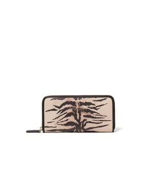 Monedero mujer con cremallera - Modelo Oriana Lux - Textil y Poliéster - 19.5 x 10.5 x 2.5 cm
