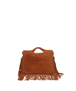 Damenhandtasche Made in Italy - Modell Silvana Nova - Wildleder - 34.0 x 25.0 x 1.0 cm