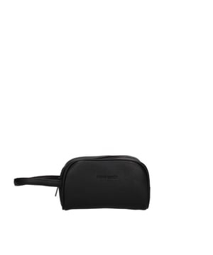 Herentas voor heren van vegan leer - Éclutch model - Met ritssluiting - 19.0 x 12.5 x 7.0 cm
