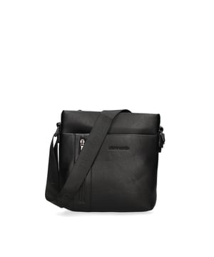 Herren Umhängetasche - Modell False - PU-Veganes Leder - 25.0 x 23.5 x 5.0 cm