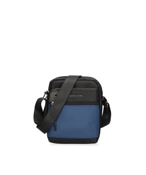 **Umhängetasche Herren - Modell False - Veganes PU-Leder** - 18.0 x 25.0 x 6.0 cm