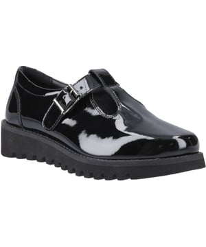 With it's on trend chunky sole, quality patent leather & adjustable buckle fastening the Florrie is perfect for keeping you looking good and feeling comfy throughout the school day