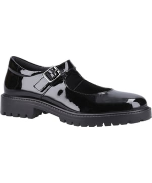 De Aurora Mary Jane is gemaakt van echt leer en heeft een flexibele Bounce-zool, waardoor dit de perfecte schoen voor op school is voor kinderen die onderweg zijn. Het Bounce Footbed zorgt voor energie bij elke stap en biedt daarnaast demping voor de hele dag comfort