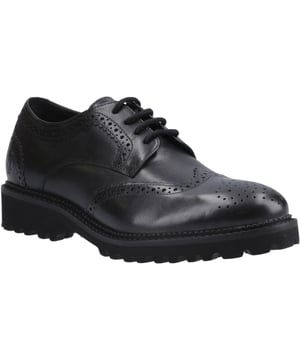Brogue Style Back To School Girl Shoe; The Gabi features adjustable Lace Up fastening and a flexible EVA Outsole to keep feet comfortable & secure throughout the school day