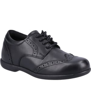 Secure and Comfy; The Bridget boasts lace up fastening for a secure fit in addition to a breathable textile lining allowing the wearer to feel comfortable throughout the school day. Our Bounce Footbed only enhances its versatlity