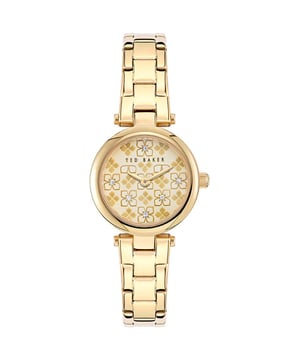 You have to hand it to Ted Baker, they know how to manufacture and design timeless watches. This Ladies Jolyye Watch BKPJLF401 epitomises the Ted Baker ethos, creating functional well designed and great value for money timepieces aimed at the masses. Like all Ted Baker wristwatches it will arrive with a full manufacturer backed warranty, so your Ladies Jolyye Watch BKPJLF401 will be looked after fully in the unlikely event you should have any issues with it.  Dimensions (cm): 10x10x9