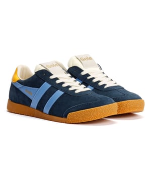 Heritage inspired Gola trainers with a premium suede upper for a timeless look. Finished with a durable gum outsole for classic style and reliable traction.