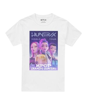100% Ringen Gesponnen Katoen. Stof: Garment Dyed, Middelgewicht, Voorgewassen, Weefsel. Karakters: Huntr/X. Ontwerp: Logo, Poster, Geprint. Halslijn: Ronde Hals. Mouwtype: Korte Mouwen. Stoftechnologie: Ademend. Rechte Zoom, Labelvrij. 100% Officieel Gelicenseerd. Pasvorm: Relaxed Fit. S: 36.5 in. M: 40.5 in. L: 44 in. XL: 48 in. XXL: 52 in. 3XL: 55.5 in. 4XL: 59.5 in. 5XL: 63 in.