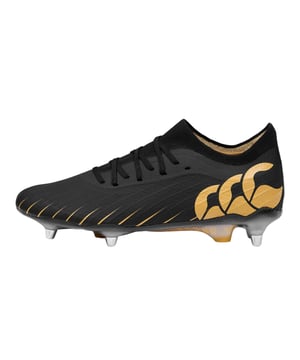 Upper: TPU. Lining: Microfibre. Insole: Synthetic. Outsole: Removable Studs, Synthetic, Traction Grip. 8 Eyelets. Abrasion Resistant, Breathable, Lightweight, Neoprene Collar, Neoprene Tongue. Flat. Cut: Low Cut. Design: Contrast Striped, Logo. Toe Style: Round. Fastening: Asymmetrical Lacing. Suitable for: Soft Ground.