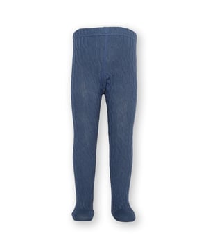 90% organic cotton 8% polyamide 2% elastane | Proud to be certified to the Global Organic Textile Standard (GOTS) | Navy blue cable knit | Rib waistband | Made in Turkey | Machine washable at 40 degrees, or at 30 degrees to be kinder to the planet