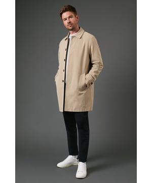 Layer up in style with our new season collection of coats & jackets. Whether you're looking for lightweight layers, sophisticated staples or heavy-duty coats, we've got you covered. Discover our collection of bombers, puffers, parkas, overcoats, classic macs and more. Style: Classic Mac.  Ideal for: Casual.  Model wears size M and is 6' 1" tall.