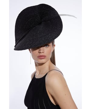 Showcasing an innovative combination of pleated mesh and asymmetric details, this fascinator adds an elegant finishing touch to occasionwear ensembles.Browse this seasons women's fascinators or discover the full range of women's accessories now.