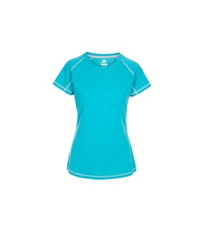 Round neck.Short sleeves.Raglan sleeves.Reflective Trespass Prints.Contrast Stitching.