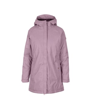 Grown On Hood.Cord Hood Adjusters.2 Way Front Zip.2 Zip Pockets.Adjustable Cuffs.Inner Waist Drawcord.Back Hem Vent.Printed Lining.Padded.Textured Fabric.Longer Length.