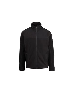 Men's Trespass Cowesby Fleece.- Stand-up collar.- Full Front Zip.- 2 Zip Pockets.- Inner Storm Flap.- Chin Guard.- Flat Cuffs.- Hem Drawcord Adjusters.- Brushed Back. Material: 96% Polyester, 4% Elastane. Ref: MAFLFLTR070BLK.