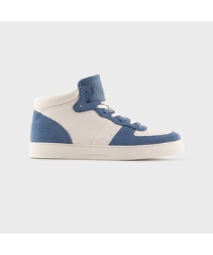 Mens Trainers in blue-white.
