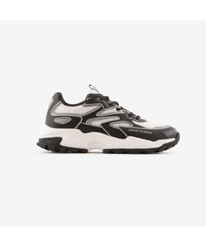 Mens Trainers in black-white.