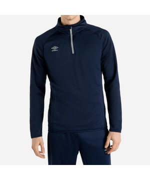 100% Polyester. Fabric: French Terry, Micro Eyelet, Pique. Design: Stacked Logo. 215gsm. Cut And Sew Panels, Invisible Zip, Reflective. Neckline: Funnel Neck. Sleeve-Type: Long-Sleeved. Fastening: Half Zip. S: 37 in. M: 40 in. L: 43 in. XL: 46 in. XXL: 49 in.