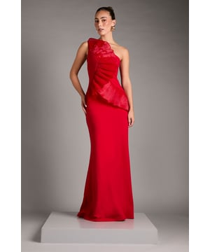 Exquisite one-shoulder design with elegant pleated detailing across the bodice
Crafted from scuba crepe fabric that drapes beautifully
Floor-sweeping maxi length for a sophisticated silhouette
Asymmetric neckline adds a modern touch to this timeless gown
Fully lined for a smooth and flattering fit

Radiate sophistication and elegance in this stunning one-shoulder gown from Coast. The pleated detailing across the bodice exudes a refined aesthetic, while the floor-sweeping maxi length creates a graceful silhouette. Crafted from scuba crepe fabric, this gown drapes beautifully, ensuring a flattering fit. Style it with statement jewellery and heels for a formal event like a wedding or the races, where you're sure to turn heads with your polished and expensive-looking ensemble.