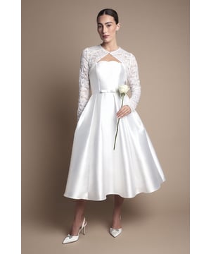 Lace Long Sleeve Wedding Bolero