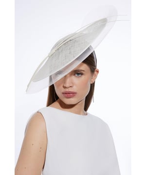 Showcasing an innovative combination of pleated mesh and spiral details, this fascinator adds an elegant finishing touch to occasionwear ensembles.Browse this seasons women's fascinators or discover the full range of women's accessories now.