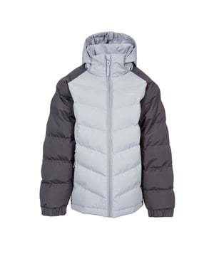 Detachable Stud Off Hood.Full Zip Fastening.2 Zip Pockets.Elasticated Cuff.Hem Drawcord.Contrast Sleeves.Padded.Water Resistant 2000mm.Windproof.