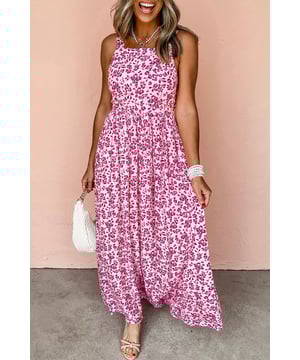 Blumenmuster für ein Frühlings- und Sommerfeeling  
Empire-Taillendesign betont die Kurven  
Sexy Ausschnitt auf der Rückseite  
Ärmellos für einen eleganten Sommerlook  
Material: 100 % Polyester