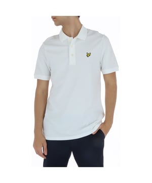 Lujoso polo de manga corta blanco estampado para hombre.
  Marca: Lyle & Scott.
  Temporada: Primavera/Verano.
  Color: Blanco.
  Patron: Estampado.
  Mangas: Cortas.
  Codigo del articulo: SP400VOG.
  Composicion: 97% Algodon 3% Elastano.
  Cuidados recomendados: Lavar a maquina a 30Â°.