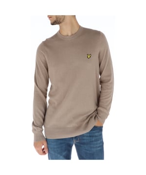 Marca: Lyle & Scott.
  Genero: Hombre.
  Tipo: Punto.
  Temporada: Otono/Invierno.
  Color: Beige.
  Mangas: Largas.
  Escote: Cuello redondo.
  Codigo del articulo: KN2110VC.
  Composicion: 70% algodon 30% lana merino.
  Lavado: Lavar a maquina a 30Â°.