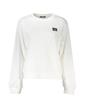 Sudadera de manga larga.
  Algodon cepillado.
  Cuello redondo.
  Detalles de la solicitud y de la impresion.
  Logotipo.
  Disenado para mujeres.