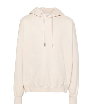 Merk: Off
  white
  Geslacht: Heren
  Type: Sweatshirts
  Seizoen: Lente/Zomer
  Kleur: beige
  Mouwen: lang
  Halslijn: ronde hals
  Kraag: capuchon
  Zakken: enkele zak
  Artikelcode: EBO_2121
  Samenstelling: 100% katoen
  Wassen: machinewas op 30Â°