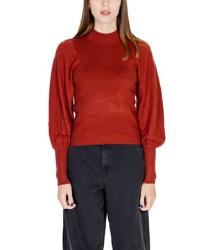 Merk: Vero Moda
  Geslacht: Dames
  Type: Gebreide kleding
  Seizoen: Herfst/Winter
  Kleur: bordeaux
  Mouwen: lang
  Halslijn: coltrui
  Artikelcode: 10290671
  Samenstelling: 22% nylon 28% polyester 50% viscose
  Wassen: machinewas op 30Â°
